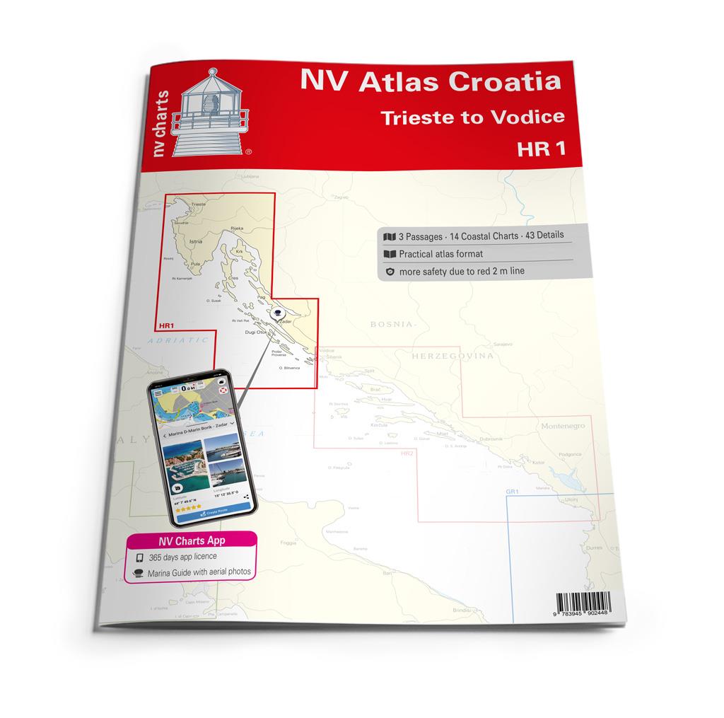 NV Atlas Croatia HR 1 - Trieste to Vodice