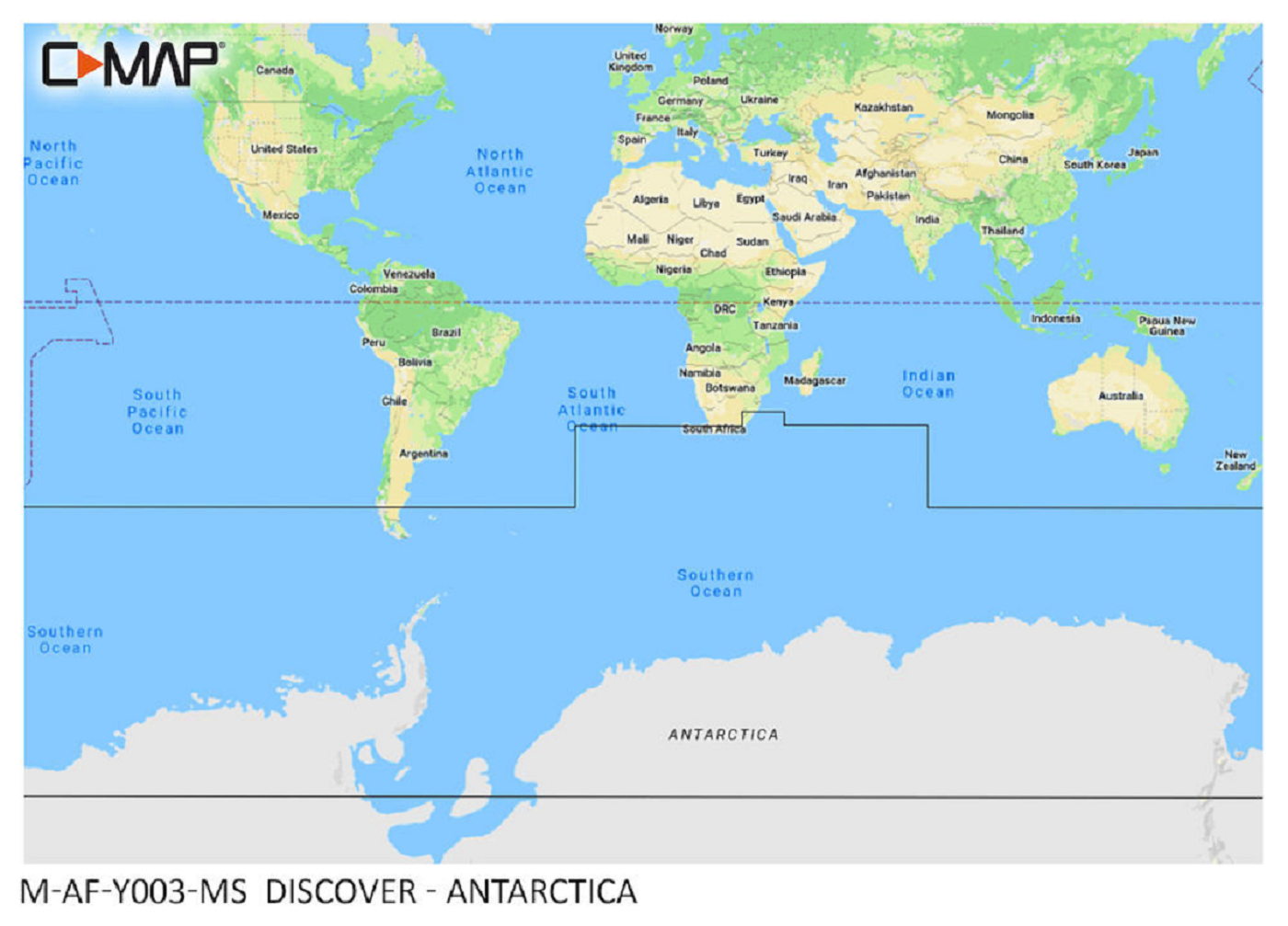 C-MAP Discover Antarctique M-AF-Y003-MS