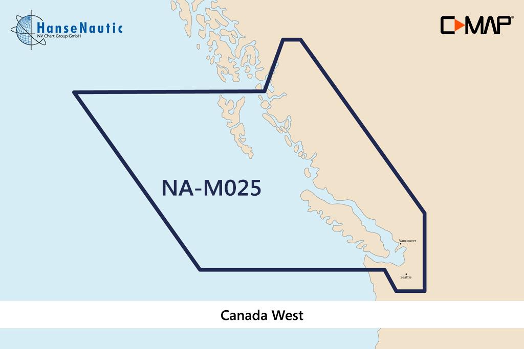 C-MAP MAX Wide NA-M025 Canada West