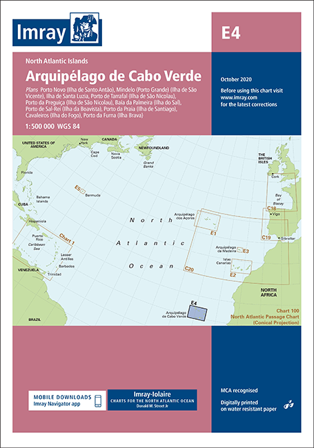 IMRAY CHART E4 Arquipélago de Cabo Verde