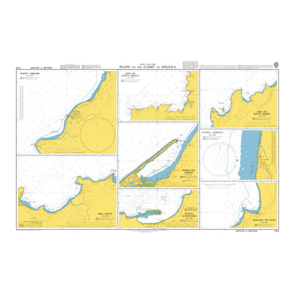 Plans on the Coast of Angola. UKHO1215
