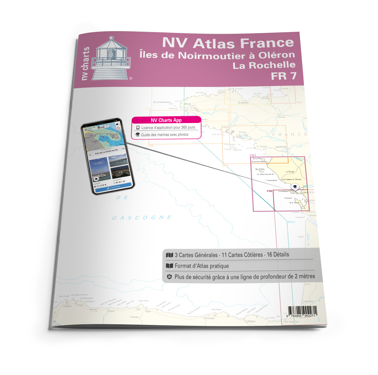NV Atlas FR7 Iles de Noirmoutier à Oléron - La Rochelle