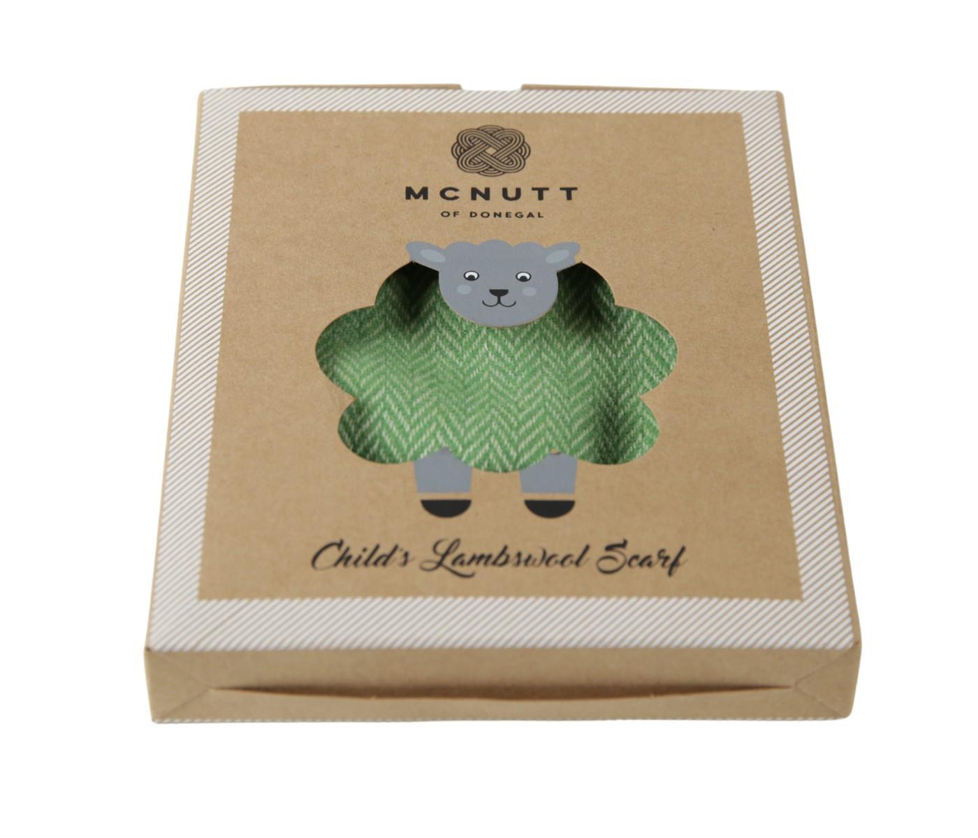 McNutt Kinderschal 100% Wolle (Merino) in grün