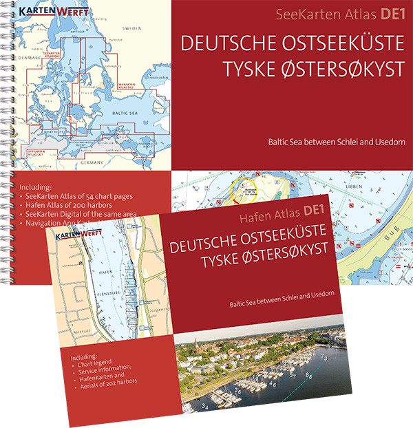 SeeKarten Atlas DE1 | Deutsche Ostseeküste
