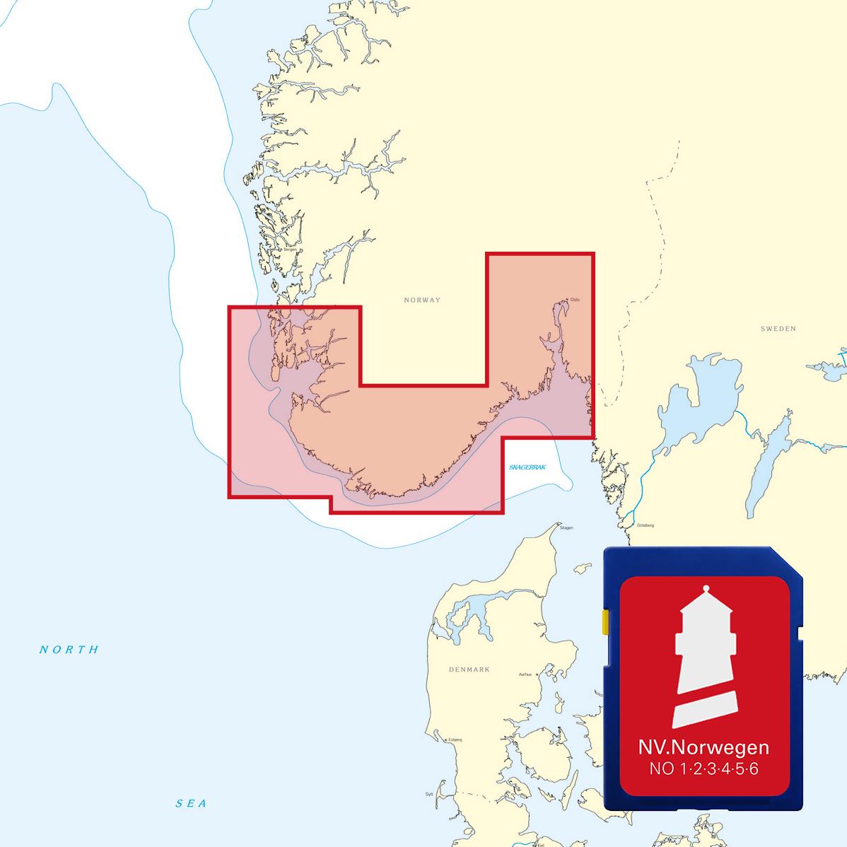 Carte pour traceurs Norvège