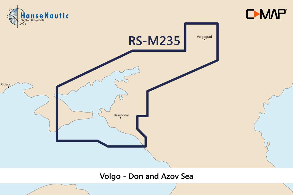 C-MAP MAX Wide  Volgo - Don and Azov Sea RS-M235