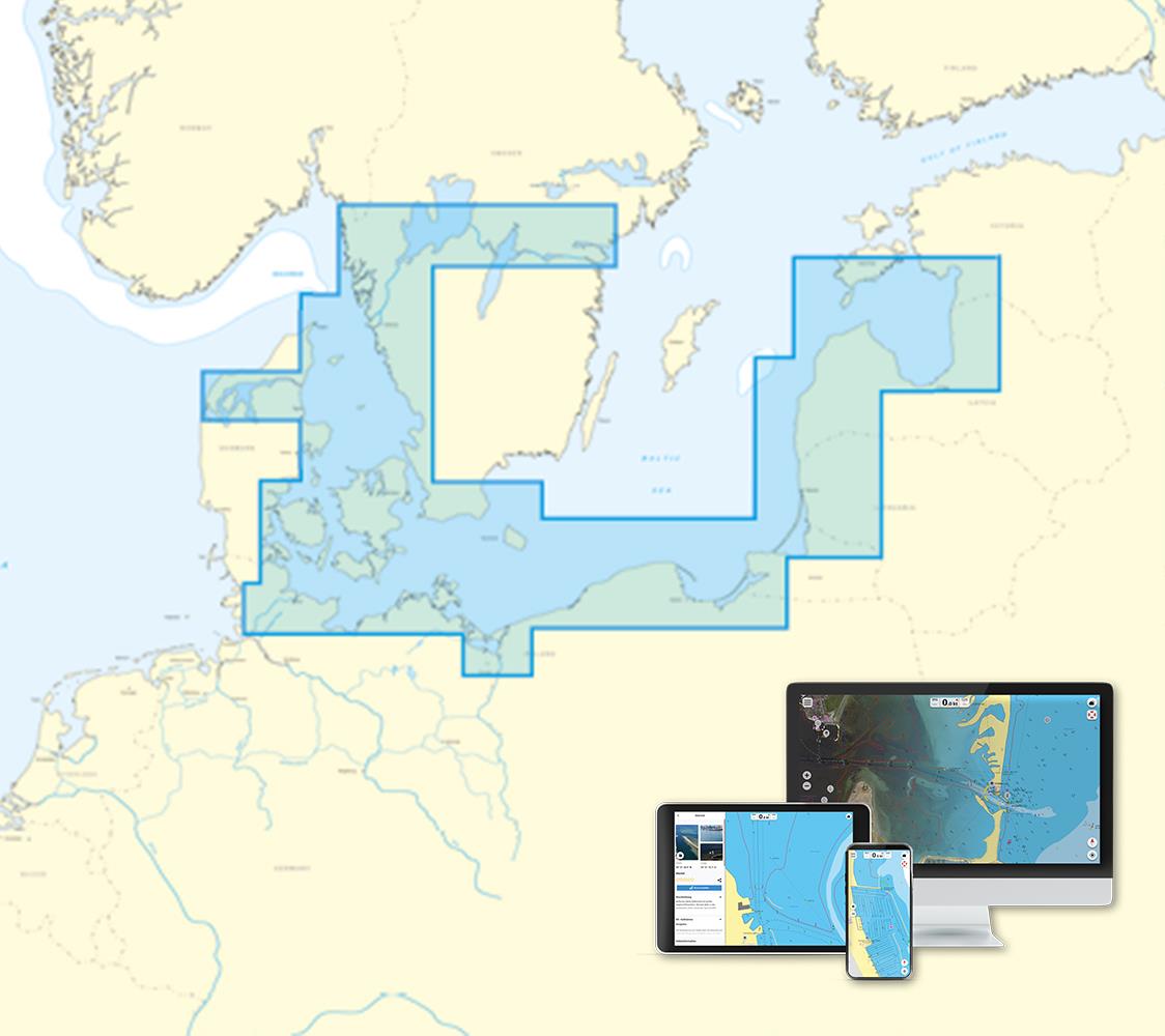 NV Charts App - Mer Baltique et Kattegat