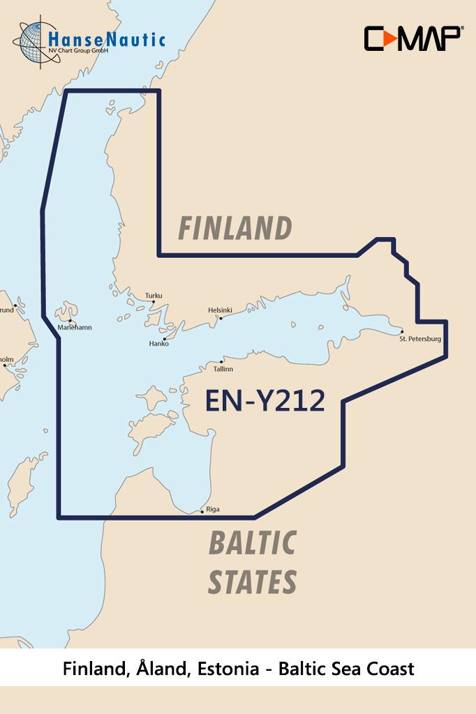 C-MAP Discover Finlande, Åland, Estonie EN-Y212