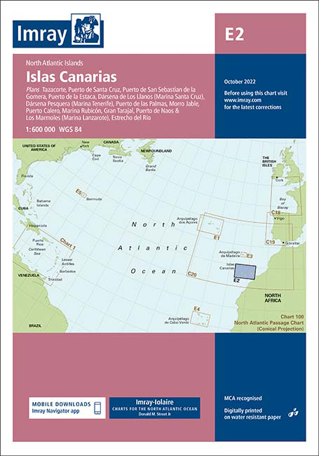IMRAY CHART E2 Islas Canarias