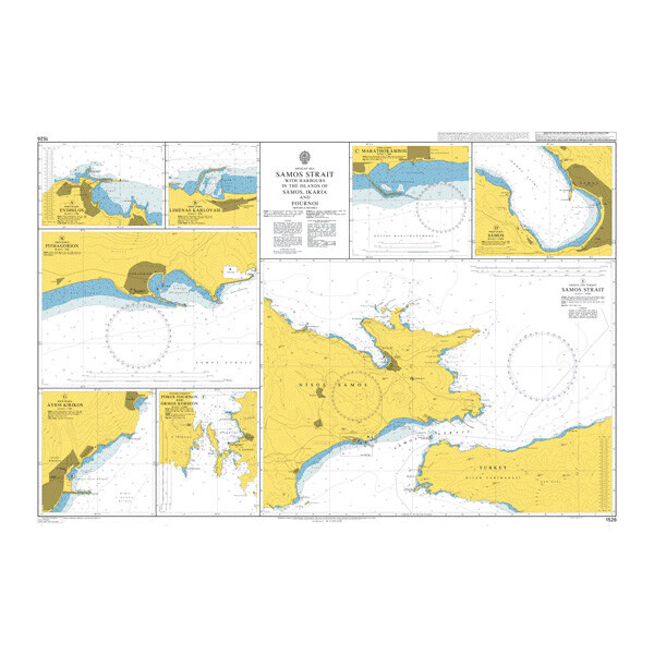 Straits and Harbours in the Islands of Samos, Ikaria and Fournoi. UKHO1526