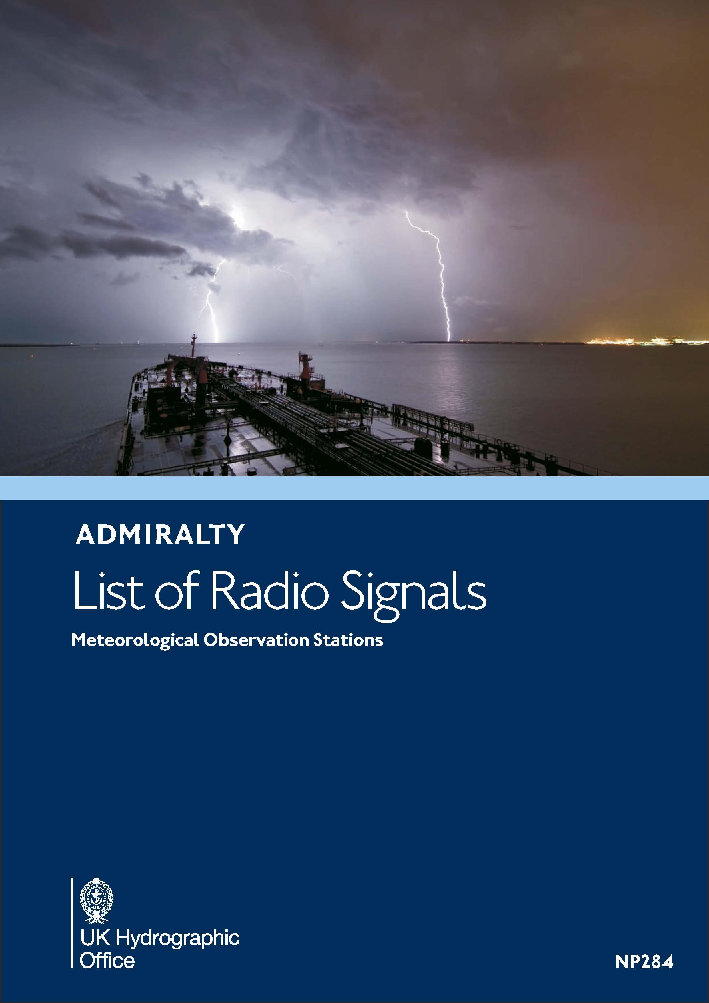 ADMIRALTY NP284 RadioSignals - Meteorological Observation Stations