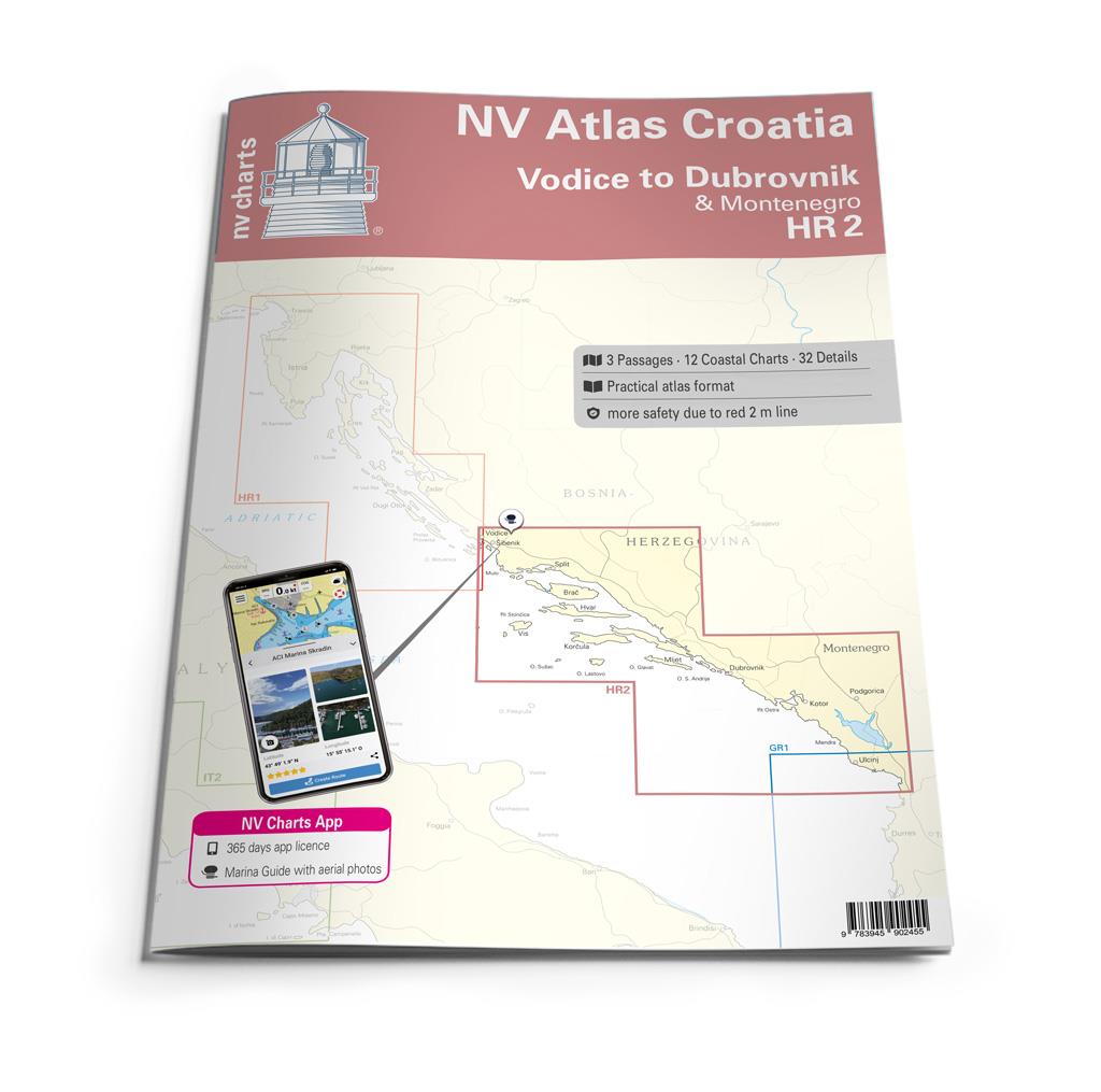 NV Atlas Croatia HR 2 - Vodice to Dubrovnik & Montenegro