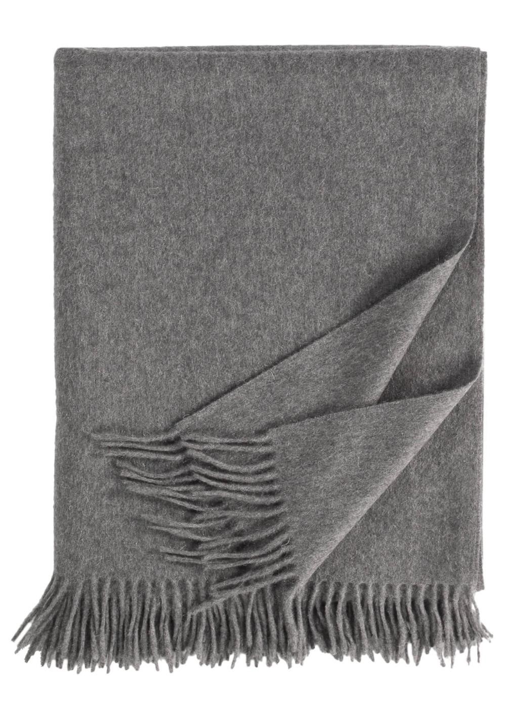 Eagle Products Wolldecke aus 100% Kaschmir in grau 130 x 195 cm