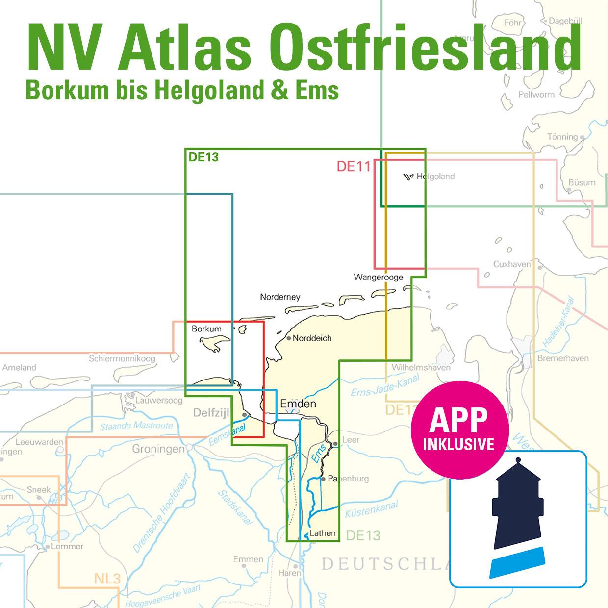 ABO - NV Atlas Ostfriesland DE13 - Borkum bis Helgoland & Ems 