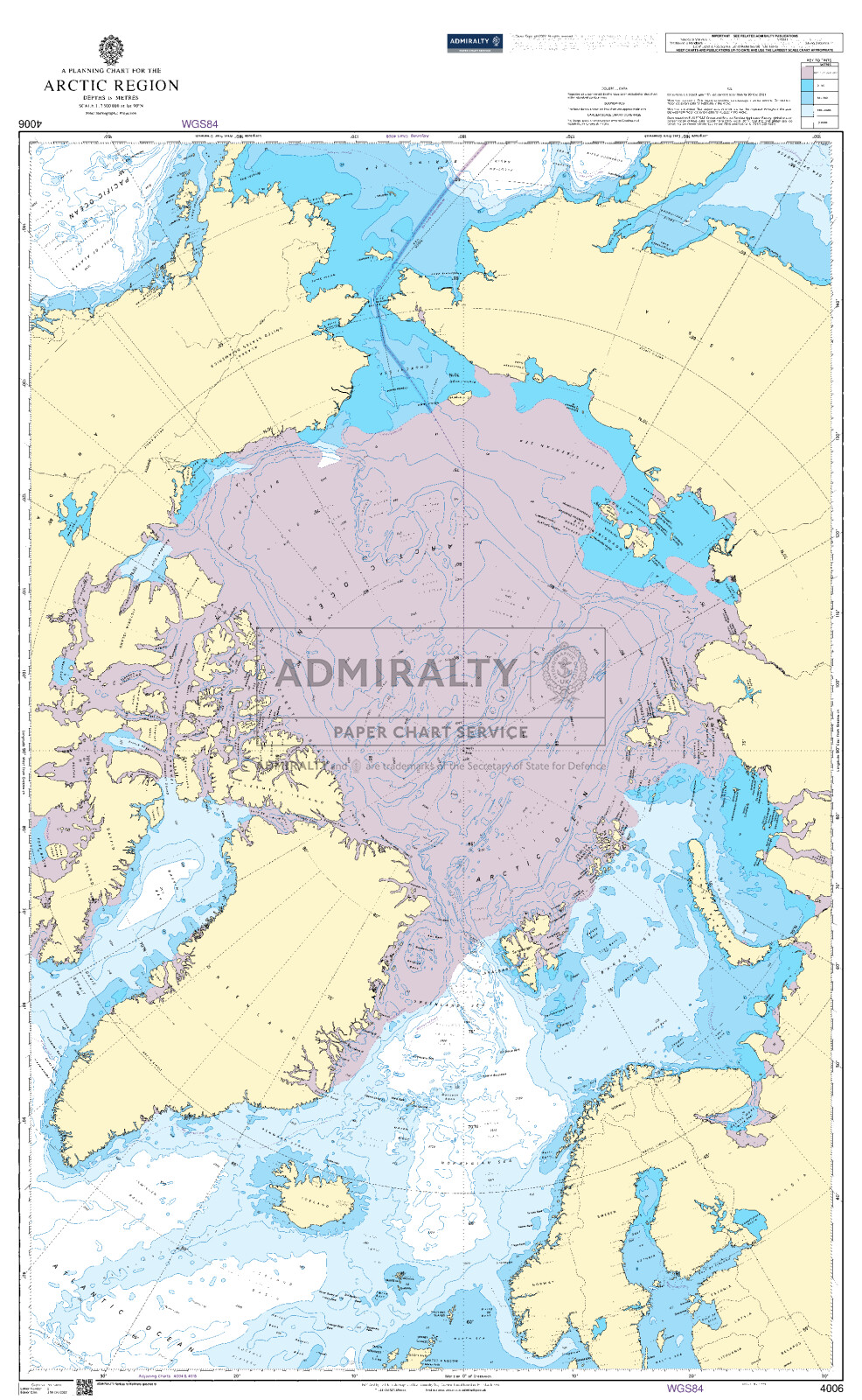 A Planning Chart for the Arctic Region. UKHO4006