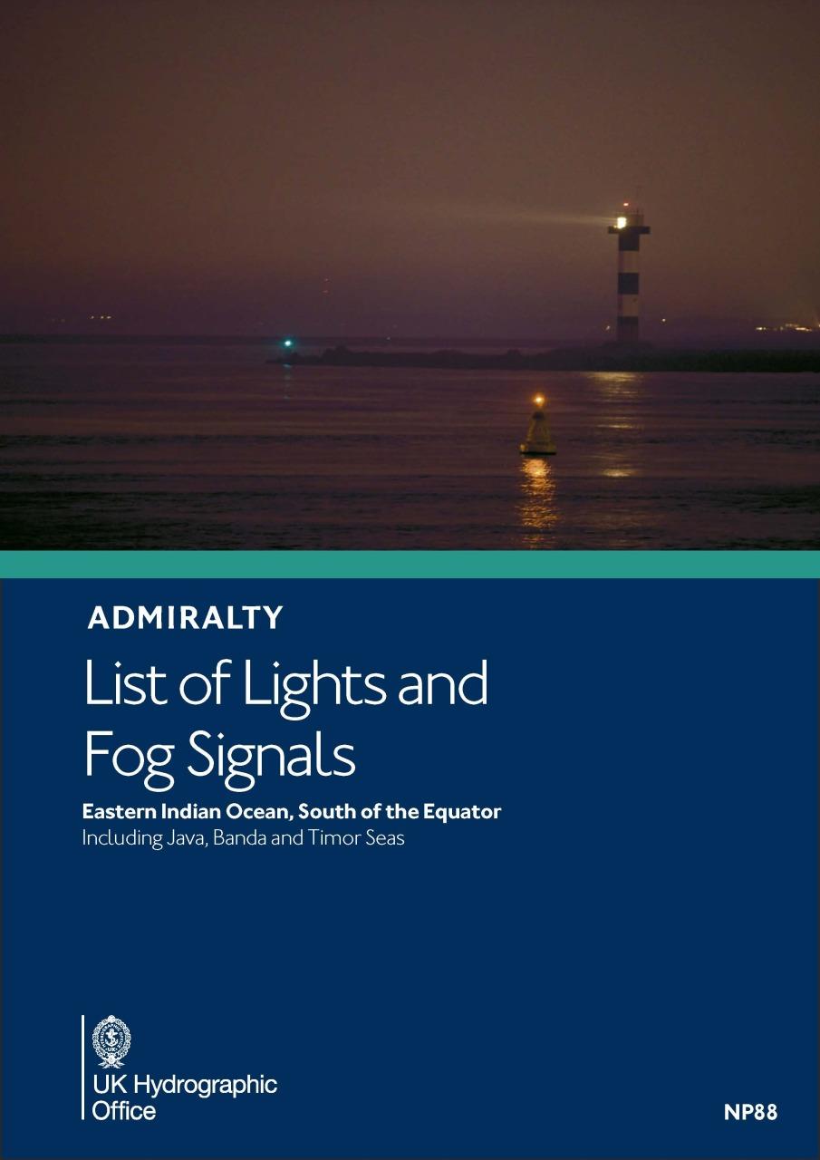 ADMIRALTY NP88 Lights List Q - Southeastern Indian Ocean