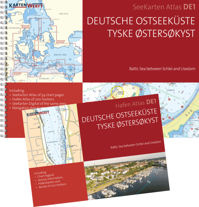 SeeKarten Atlas DE1 | Deutsche Ostseeküste