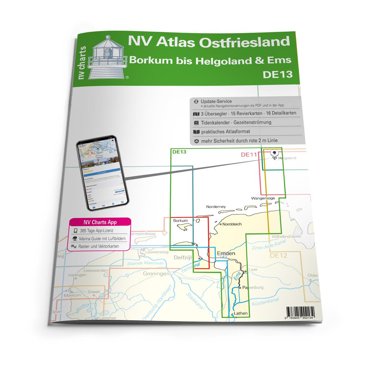 NV Atlas Ostfriesland DE13 - Borkum bis Helgoland & Ems