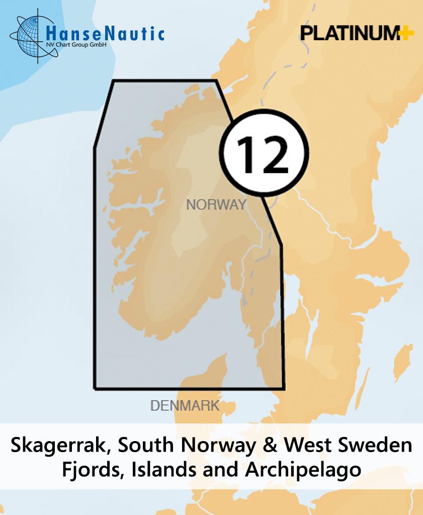 Navionics 12P+ SD Norwegen Südwest