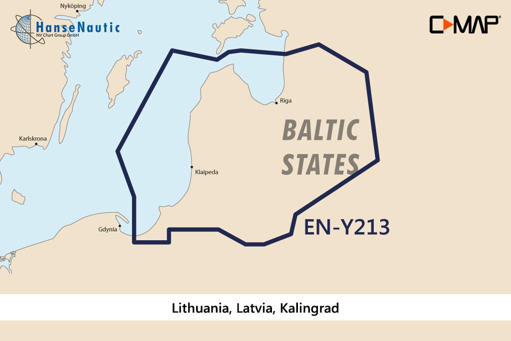 C-MAP Discover Lituanie, Lettonie, Kaliningrad EN-Y213