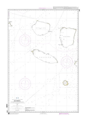 Shom 6421 - Îles Arutua, Apataki, Kaukura, Niau