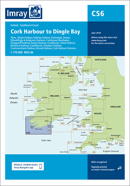 IMRAY CHART C56 Cork Harbour to Dingle Bay