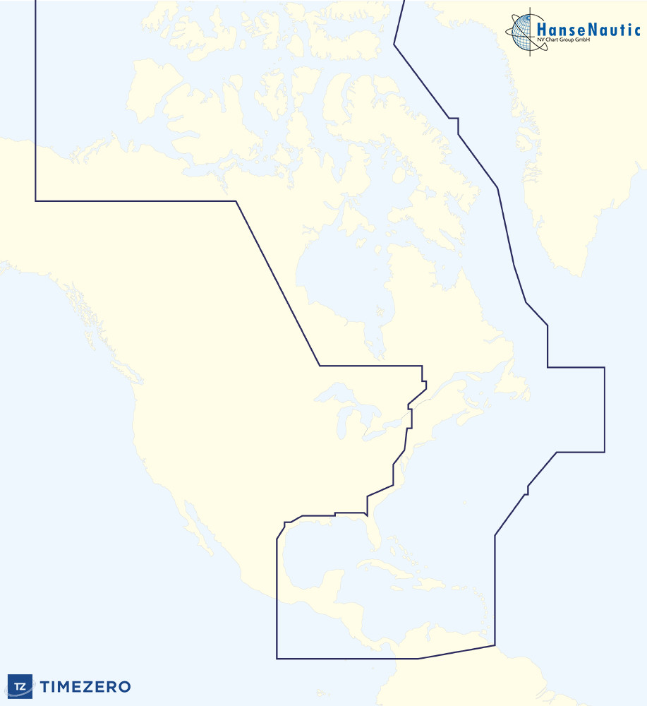 MapMedia C-Map Wide Vector Chart:MWVJNAM033MAP Atl. Coast, Gulf of  Mexico & Caribbean