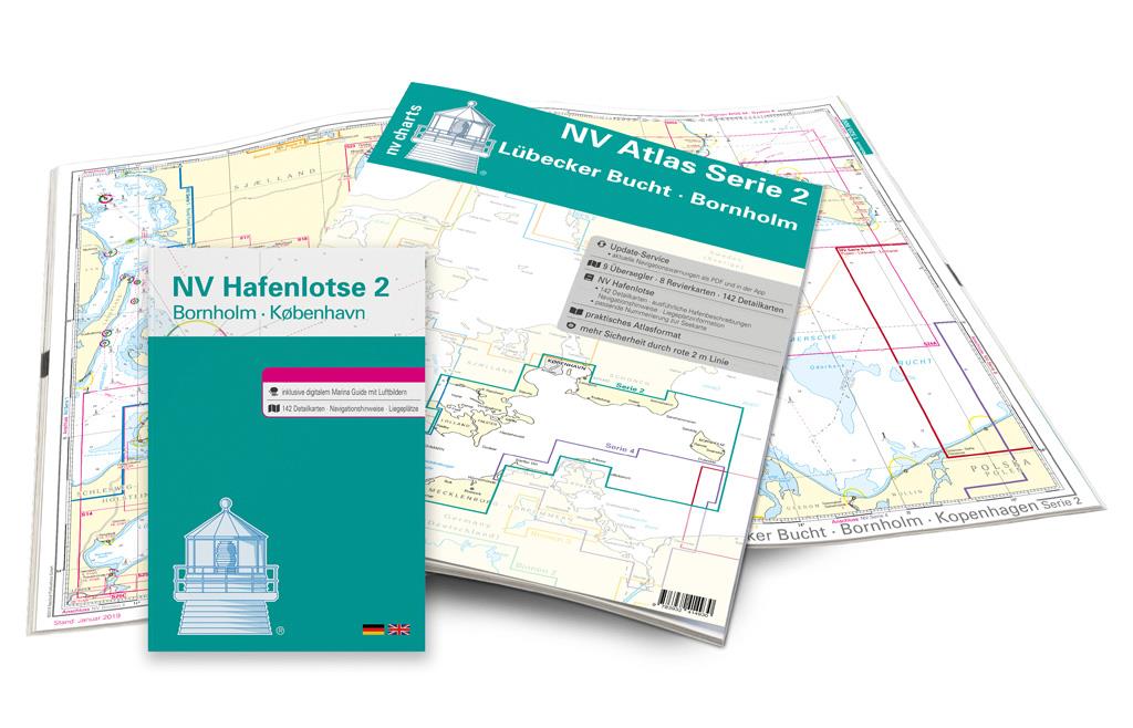 NV Atlas Kartenkoffer Ostsee Serie 1, 2, 3, 4