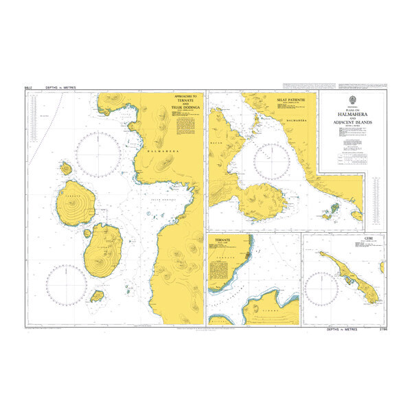 Plans on Halmahera and Adjacent Islands. UKHO2786