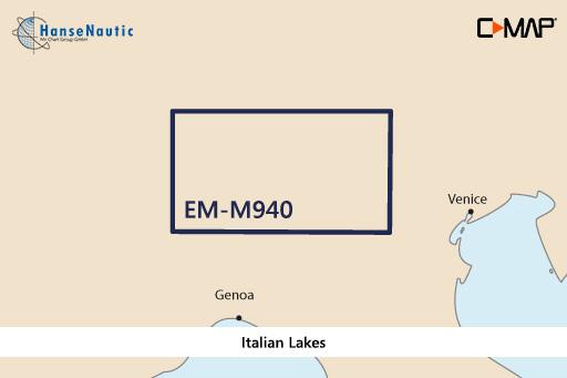 C-MAP MAX Local EM-M940 Italian Lakes