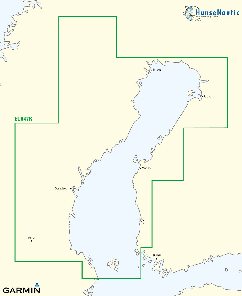 BlueChart g3 HXEU047R Ostsee, Bottnischer Meerbusen (Gulf of Bothnia, Kalix-Grisslehamn)