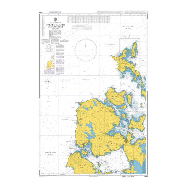 Orkney Islands  Western Sheet. UKHO2249