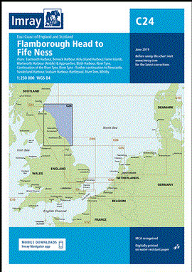 IMRAY CHART C24 Flamborough Head to Fife Ness
