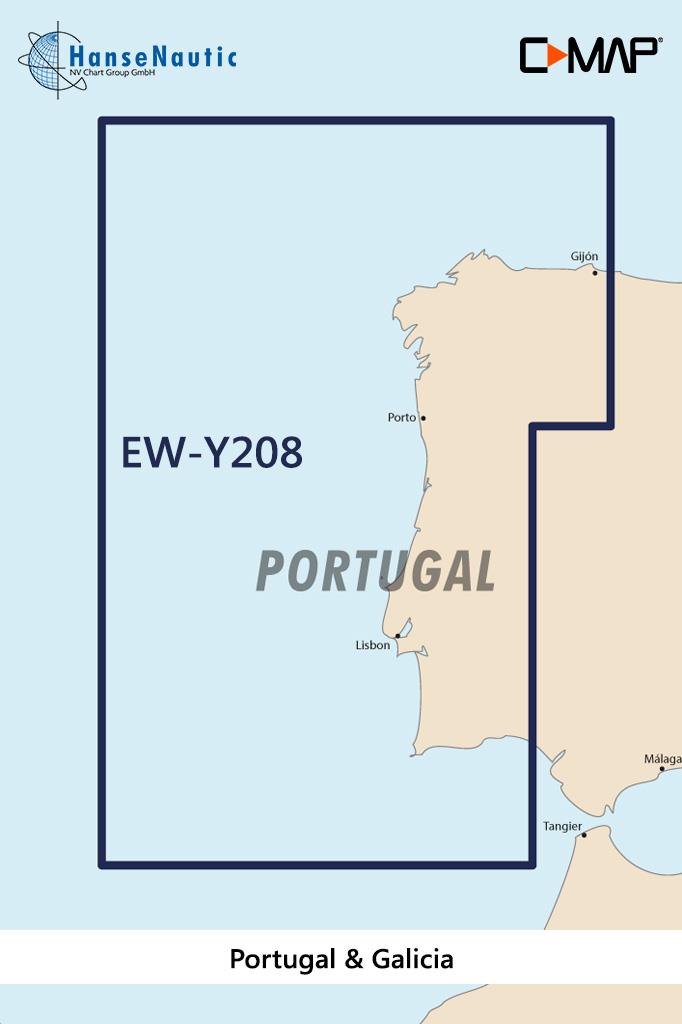 C-MAP Discover Portugal et Galice EW-Y208