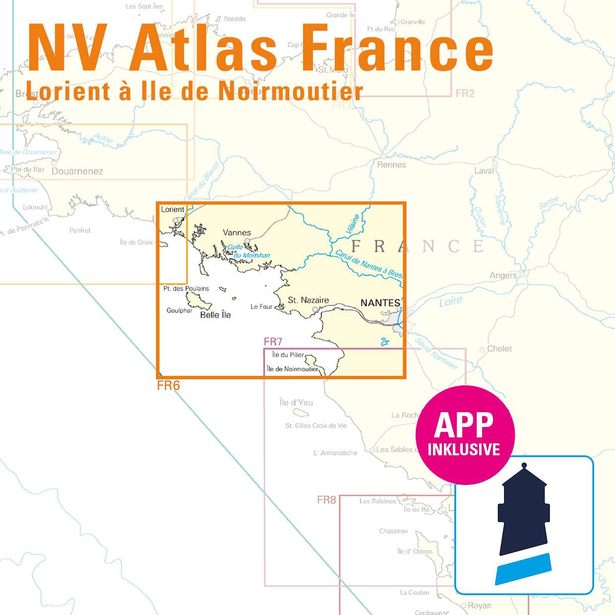 NV Atlas France FR6 - Lorient à l`Île de Noirmoutier