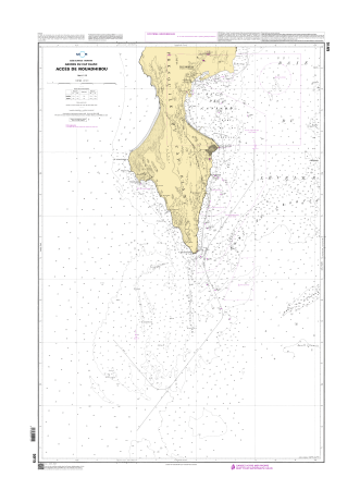 Shom 5915 - Accès de Nouadhibou - Abords du Cap Blanc
