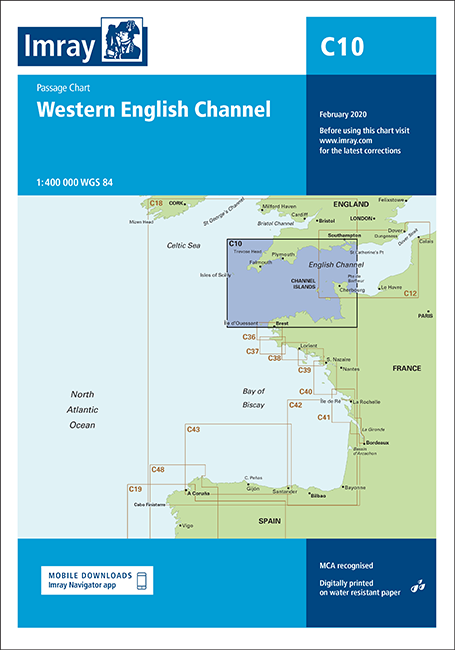 IMRAY CHART C10 Western English Channel Übersegler