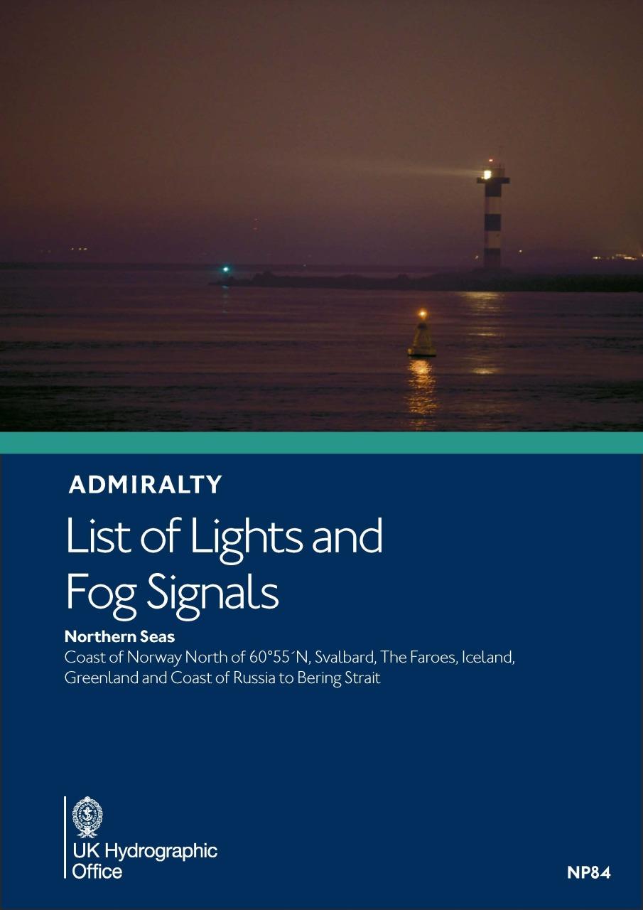 ADMIRALTY NP84 Lights List L - Northern Seas