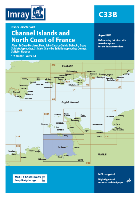 IMRAY CHART C 33 B Channel Islands (South)