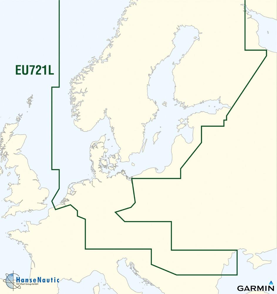 BlueChart Ostsee, Skandinavien, Deutschland (Northern Europe) g3Vision VEU721L