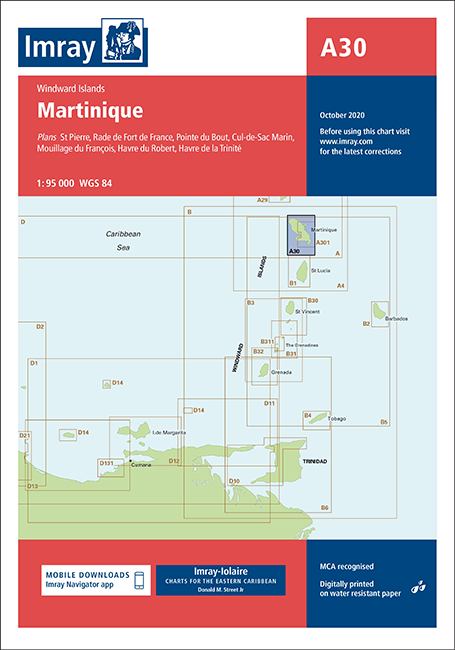 IMRAY CHART A30 Martinique