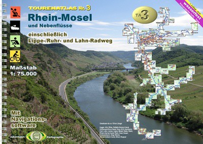 TourenAtlasTA3: Mosel-Rhein-Ruhr