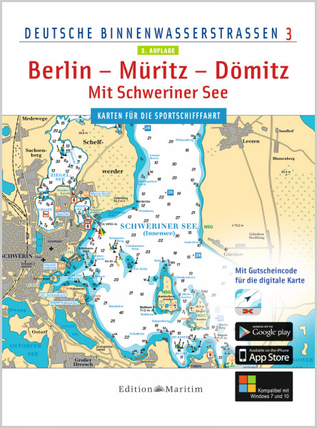Berlin - Müritz - Dömitz / Mit Schweriner See - Deutsche Binnenwasserstraßen 3 mit CD