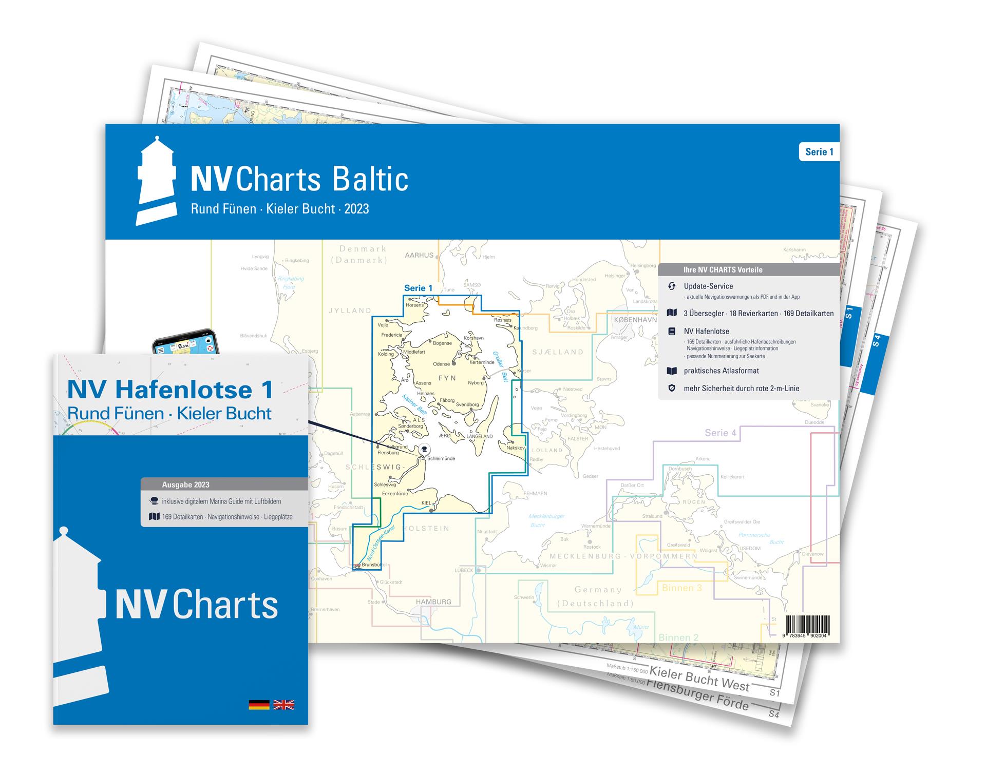 NV Atlas Chart Box Baltic Sea Region 1-4
